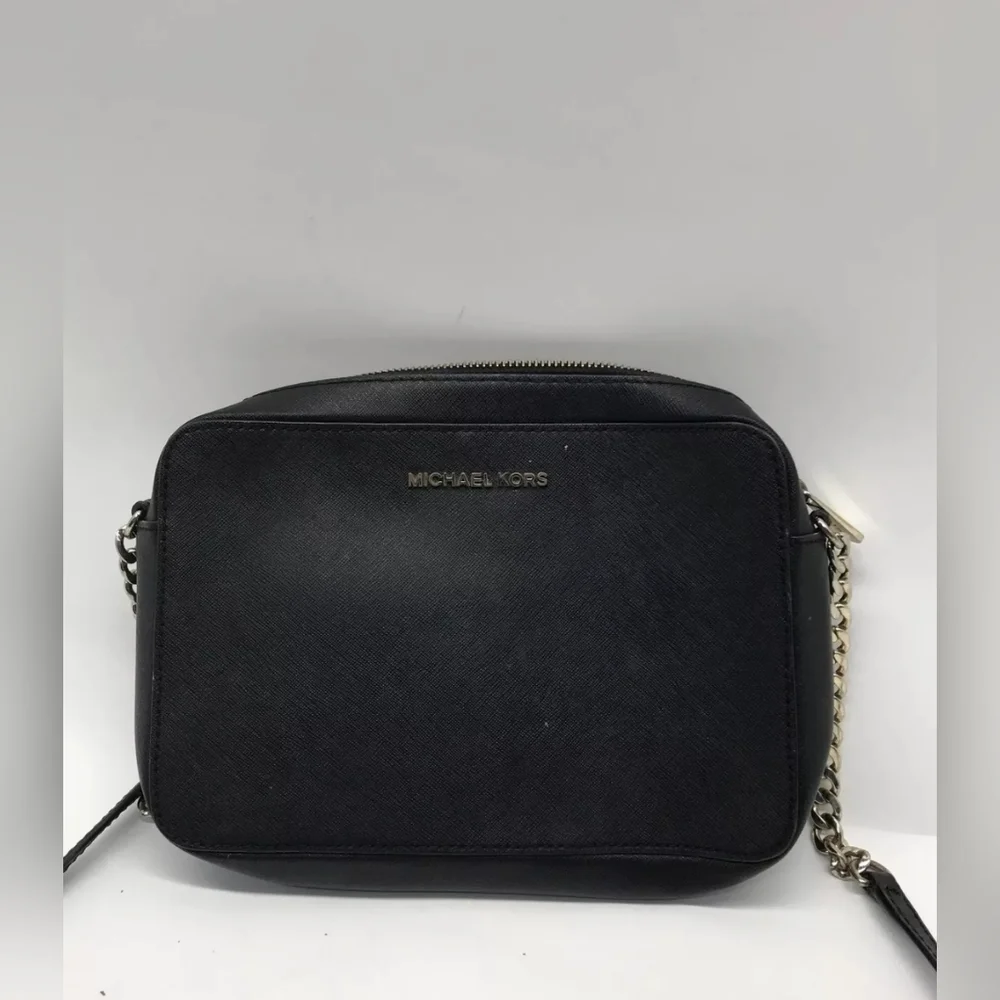 Michael Kors black crossbody bag.